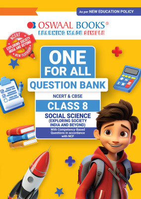 Oswaal One for all Question Bank NCERT & CBSE Class-8 Social Science (Exploring Society India and Beyond)(Paperback, Oswaal Editorial Board)