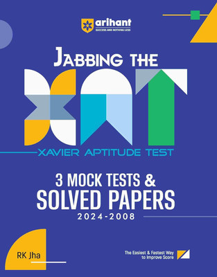 Arihant Jab XAT Solved Papers (2024-2008) | Xavier Aptitude Test with 3 Mock Tests | MBA Entrance Exam Book by RK Jha | Easy & Fast Way to Improve Score (English Medium)(English, Hardcover, unknown)