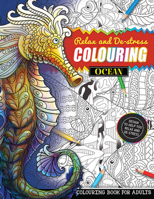 Colouring Ocean (Colouring book For Adults)(Paperback, Team Kavi Studios)