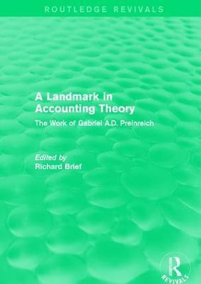 Routledge Revivals: A Landmark in Accounting Theory (1996)(English, Hardcover, unknown)