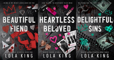 Beautiful Fiend ( Book 1 ) + Heartless Beloved ( Book 2 ) + Delightful Sins ( Book 3)(Paperback, Lola King)