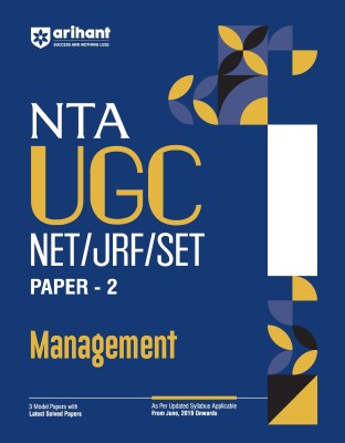 Arihant NTA UGC NET/ JRF/ SET PAPER-2 Management As per updated syllabus 3 Model Papers with latest solved papers(Paperback, Bharti Sharma, Bhavana Chopra)