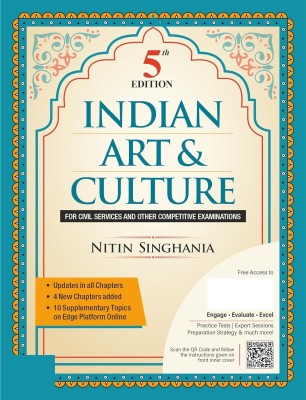 Indian Art And Culture for UPSC (English - 5th Edition) - Civil Services Exam - State Administrative Exams(Paperback, Nitin Singhania)