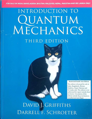 INTRODUCTION TO QUANTUM MECHANICS By David J Griffiths - 3rd Edition(Paperback, David J. Griffiths)
