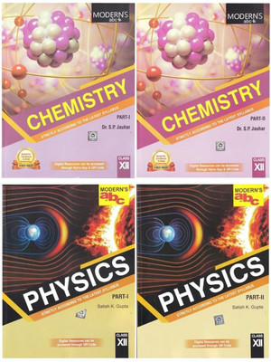 Modern's ABC+ Chemistry and Physics (Part I & II) for Class 12 (Combo of 2 Sets )(Paperback, Mixed)