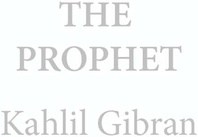 The Prophet (Hand Embroidered Deluxe edition) (by Qyitaabi)(Hardcover, Kahlil Gibran)