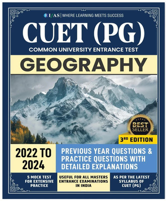 CUET PG Geography  - 2026 | Previous Year Question Papers (2022–2024) with 3 Mock Tests | Topic-wise Sorted Questions with Detailed Solutions | Best Seller PYQ Book for CUET PG - MA, MSc Geography Entrance Exam | IFAS Publications(Paperback, IFAS Publications)