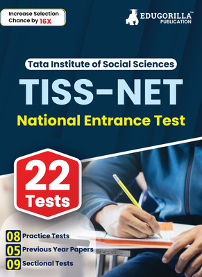 TISS-NET Exam Preparation Book  - 2023 : 8 Practice Tests, 9 Sectional Tests and 5 Previous Year Papers (1600+ Solved Questions) with Free Access to Online Tests(English, Paperback, Manglik Rohit)