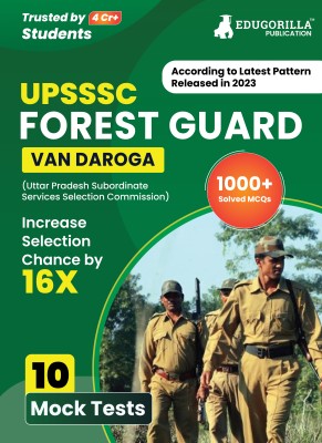 UPSSSC Forest Guard Exam  - 2023 (Van Daroga) - 10 Full Length Mock Tests (1000 Solved Questions) English Edition Book Based on Latest Pattern with Free Access to Online Tests(English, Paperback, Edugorilla Prep Experts)