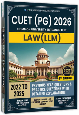 CUET PG LAW LLM Entrance Exam Book - 2026 Previous Year Solved Question ...