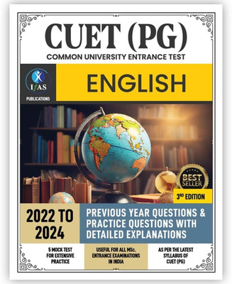 CUET PG English PYQ Book  - 2026 | Topic wise Previous Year (2022-2025) Questions with Solved Papers | 5 Mock Test for Exam Practice | Best PYQ Book for CUET PG MA English Entrance Exam Guide - IFAS Publications(Paperback, IFAS Publications)