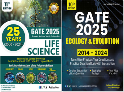 GATE LIFE SCIENCE & GATE ECOLOGY PYQ Paperback  - Topic-wise Sorted Question Papers And Solutions for Exam Preparation(Paperback, Kailash Choudhary)