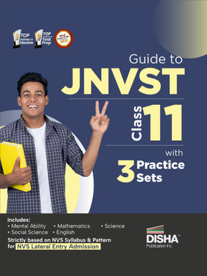 Guide to Jnvst Class 11 with 3 Practice Sets Jawahar Navodaya Vidyalaya Selection Test Lateral Entry Admission Nvs 2023 Exam(English, Paperback, unknown)