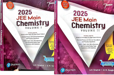 COMBO OF JEE Main Chemistry Vol 1 & VOl 2(Paperback, A.K. Singhal)