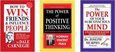 HOW TO WIN FRIENDS + THE POWER OF POSITIVE THINKING + THE POWER OF YOUR SUBCONSCIOUS MIND – SET OF 3 LIFE-CHANGING BOOKS(Paperback, Dale Carnegie, Dr. Joseph Murphy, Norman Vincent Peale)