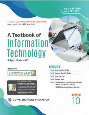 A Textbook Of Information Technology Class 10 CBSE (NEP 2020 / NCF 2023)(Paperback, Goyal Author)