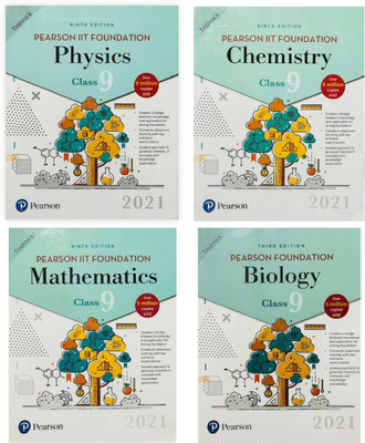 Pearson IIT Foundation PCMB ( Physics + Chemistry + Biology + Maths) for IIT-JEE/NEET/Olympiad for Class 9 (Set of 4 books)(Paperback, Trishnas) Pearson IIT Foundation PCMB ( Physics + Chemistry + Biology + Maths) for IIT-JEE/NEET/Olympiad for Class 9 (Set of 4 books)(Paperback, Trishnas)