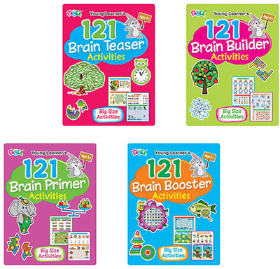 121 Brain Activities (Set of 4 Books)(Paperback, Young Learner Editorial Team)