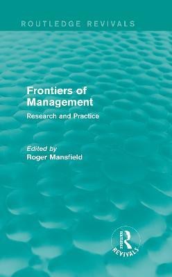 Frontiers of Management (Routledge Revivals)(English, Hardcover, unknown)