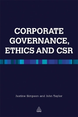 Corporate Governance Ethics and CSR(English, Paperback, Simpson Justine)