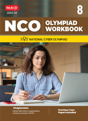 MTG National Cyber Olympiad (NCO) Workbook for Class 8 - Quick Recap, MCQs, Previous Years Solved Paper and Achievers Section - SOF NCO Olympiad Preparation Books For 2023-2024 Exam(Paperback, MEETU MISRA)