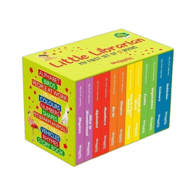 My First Learning Little Library, Set Of 12 Board Books  - Preschool, And Giftset For Kids(Hardcover, unknown)