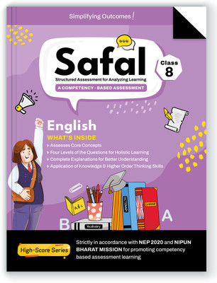 Oswal Publishers SAFAL Competency-Based Assessment Maths Book Class 8 - Based on NEP 2020 & NIPUN BHARAT MISSION, Core Concepts, 4-Level Questions, HOTS (Structured Assessment For Analyzing Learning)(Paperback, Oswal Publishers) Oswal Publishers SAFAL Competency-Based Assessment Maths Book Class 8 - Based on NEP 2020 & NIPUN BHARAT MISSION, Core Concepts, 4-Level Questions, HOTS (Structured Assessment For Analyzing Learning)(Paperback, Oswal Publishers)