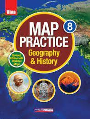 VIVA MAP PRACTICE GEOGRAPHY & HISTORY -8(Paperback, PANAL OF AUTHOR)