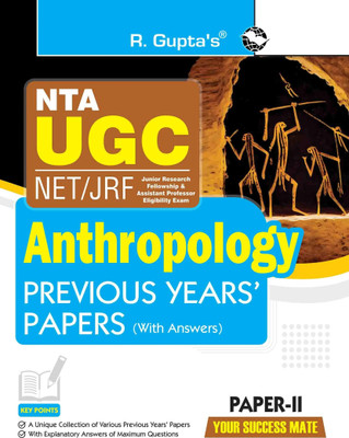 NTA-UGC-NET/JRF: Anthropology (Paper II) Previous Years' Papers (With Answers)(English, Paperback, RPH Editorial Board)