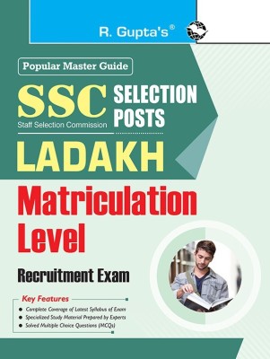 SSC : Selection Posts - LADAKH (Matriculation Level) Recruitment Exam Guide(Paperback, RPH Editorial Board)