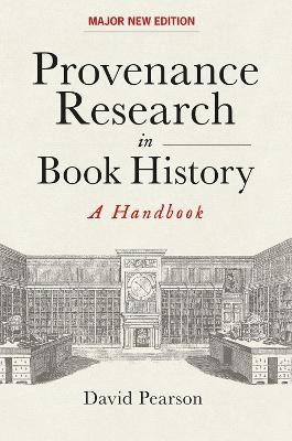 Provenance Research in Book History(English, Hardcover, Pearson David)