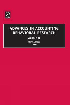 Advances in Accounting Behavioral Research(English, Hardcover, unknown)