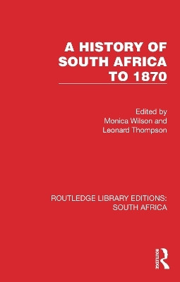 A History of South Africa to 1870(English, Paperback, unknown)