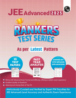 Pw Jee Advanced Rankers Test Series English(English, Hardcover, unknown)