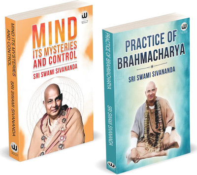 Mind : Its Mysteries And Control | Practice Of Brahmacharya | Sri Swami Sivananda | English Paperback Books | Combo Pack Gift Set | The Original Edition In Book | Indian Hinduism Spirituality Yogasana Vijnana All Asanas Vigyan | The Practice Of Bhakti Sagar Ashtanga Asan Jnana | Sanatan Dharm Hindu 