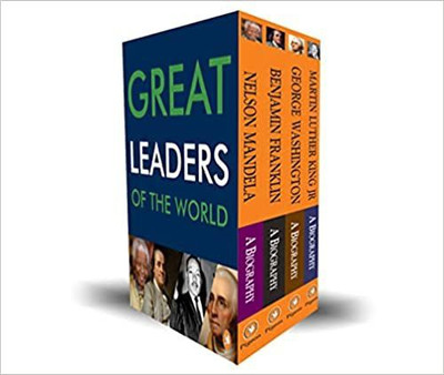 Biography of Great Leaders of the World: Nelson Mandela, Benjamin Franklin, George Washington & Martin Luther King Jr. (Set of 4 Books)(Paperback, Kaushal Goyal)