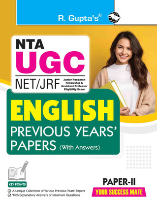 NTA-UGC-NET/JRF: ENGLISH (Paper-II) Previous Years’ Papers (With Answers)(Paperback, RPH Editorial Board)