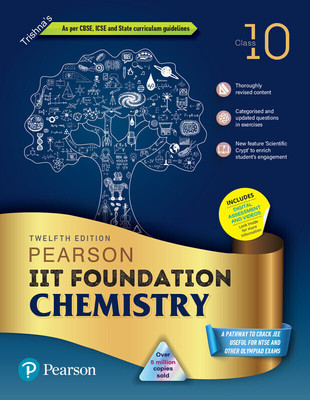 Pearson IIT Foundation'24 Chemistry Class 10, As Per CBSE, ICSE |For JEE|NEET|NSTE|Olympiad|Free access to vidoes - 6 e(English, Paperback, unknown)