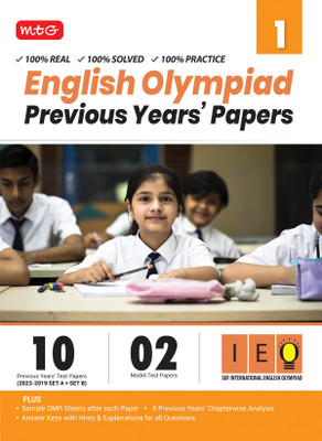 MTG IEO Class-1 Olympiad 10 Previous Years Papers (2023-2019 Set A & B) English with Mock Test Papers - Sample OMR Sheet with Chapterwise Analysis | SOF Olympiad Books For 2024-25 Exam(Paperback, MTG Editorial Board)