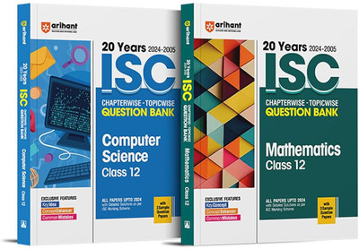 (OLD Edition) 20 Years ISC Chapterwise � Topicwise Question Bank Computer Science, Mathematics for Class 12th(English, Hardcover, unknown)