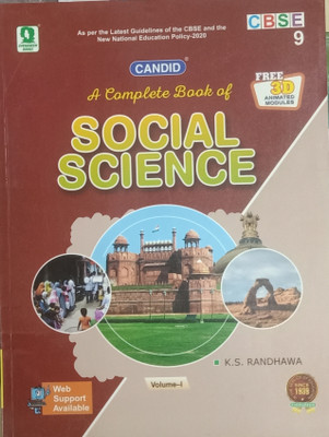 CANDID A COMPLETE BOOK OF SOCIAL SCIENCE CLASS-9 VOLUME-I(Paperback, K.S. RANDHAWA)