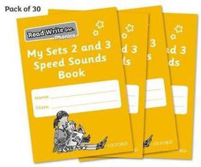 Read Write Inc. Phonics: My Sets 2 and 3 Speed Sounds Book (Pack of 30)(English, Paperback, Miskin Ruth)