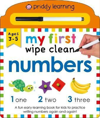 My First Wipe Clean Numbers (Priddy Smart)(English, Board book, Priddy Roger)