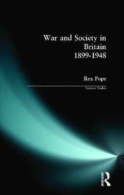 War and Society in Britain 1899-1948(English, Paperback, Pope Rex)