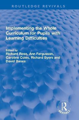 Implementing the Whole Curriculum for Pupils with Learning Difficulties(English, Hardcover, unknown)