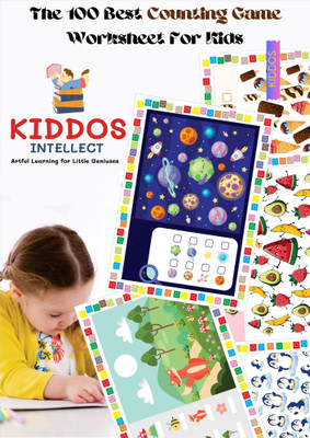 Counting Game Activity Book for Kids by Kiddos Intellect: Fun and Educational Workbook to Enhance Early Math Skills, Number Recognition, and Counting Abilities – Perfect for Preschoolers Aged 3+(Paperback, Kiddos Intellect)