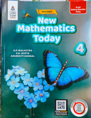 New Mathematics Today Class 4 For as Per latest NEP Policy 2025-2026 Examination(Paperback, O.P. Malhotra, S.K. Gupta, Anubhuti Gangal)