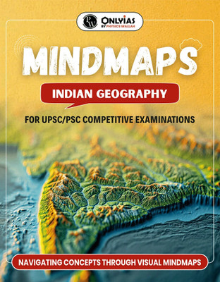 PW UPSC Mindmaps Indian Geography For UPSC/PSC Competitive Examinations(Paperback, PW)