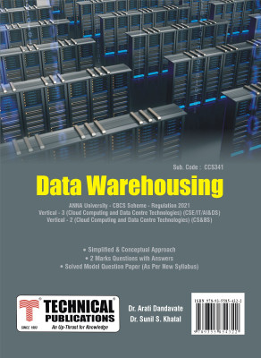 Data Warehousing for BE Anna University R21CBCS (Vertical III - CSE / IT / AI&DS & Vertical II - CS&BS - CCS341)(Paperback, DR. ARATI DANDAVATE, DR. SUNIL S. KHATAL)