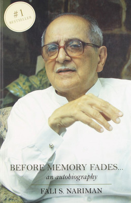 Before Memory Fades: An Autobiography(English, Paperback, S.,Nariman Fali)